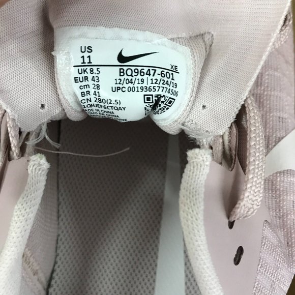 Nike Running Shoes Womens 11 US Air Zoom Pegasus 37 Champagne Pink Sneakers - Picture 7 of 8